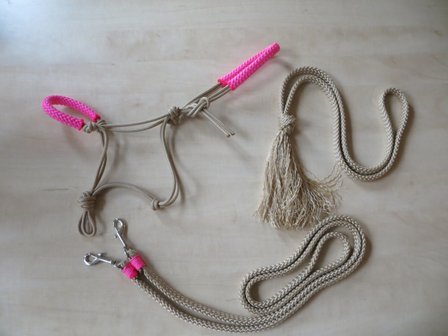 SET! Touwhalster+teugels+neckrope 