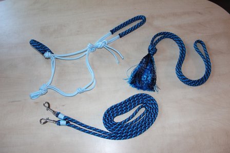 SET! Touwhalster+teugels+neckrope 