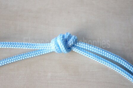 Touwhalster- Babyblauw